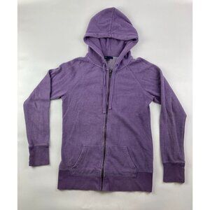 Gap Women's M Purple Oversize Full Zip Hoodie